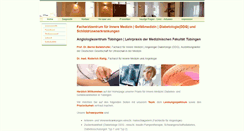 Desktop Screenshot of angiologie-tuebingen.com